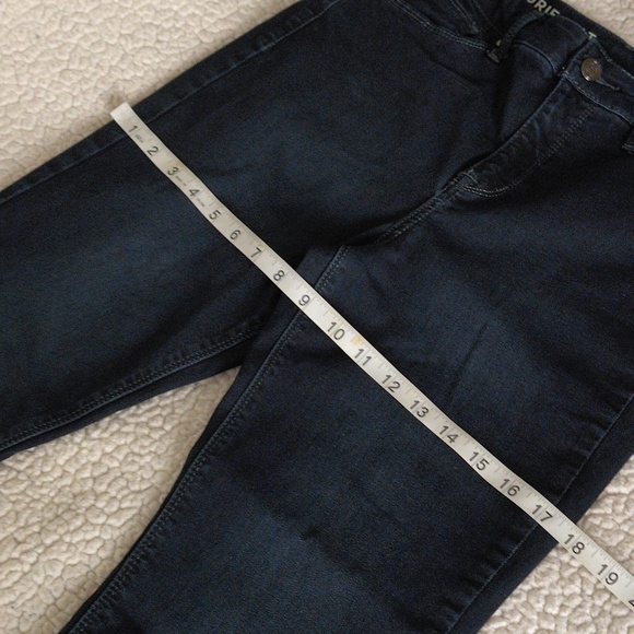 Laurie Felt Size ST(Small Tall) Silky Bootcut Dark Wash Blue Jeans - Picture 9 of 12